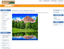 Tablet Screenshot of fleececorner.com